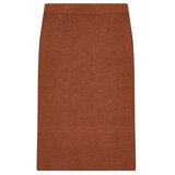 Marisse Ribbed Knit Midi Skirt Z-Sc-3608 Caramel | ePonuda.com