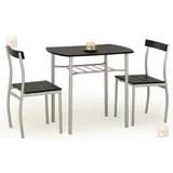 Halmar Jedilna miza Lance + 2 stola - wenge