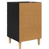  Noćni ormar Crni hrast 40 x 40 x 66 cm Konstruirano drvo | shoptok.hr