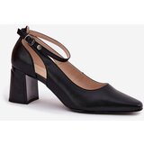 Maciejka Leather Heels On A Heel | Shoptok.si