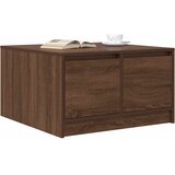  Stol za kavu s ladicama smeđi hrast 70,5x70x40 cm | shoptok.hr