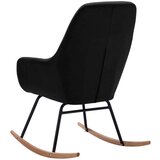  Stolica za ljuljanje od tkanine crna | shoptok.hr