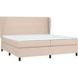  box spring s madracem cappuccino 200x200cm umjetna koža | shoptok.hr