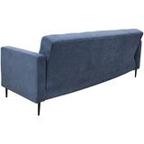 P & B ZOFA S POSTELJNO FUNKCIJO, modra tekstil | Shoptok.si