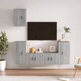 vidaXL 5-dijelni set TV ormarića sivog sonome konstruirano drvo Cijene