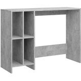 vidaXL Stol za prijenosno računalo boja betona 102,5x35x75 cm iverica | shoptok.hr