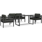  5-dijelni set vrtnih sofa s jastucima aluminijski antracit Cijene