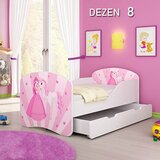  dečiji krevet drveni 180x80cm sa fiokom i gratis dušek 45 dezena | Eponuda.com