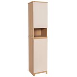 Tendance kupaonski ormarić 2 vrata + 1 polica + 1 ugrađena košara za rublje mdf, rivoli | Eponuda.ba
