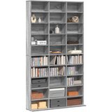 Ormarić za CD-ove sivi hrast 102x23x177,5 cm konstruirano drvo | shoptok.hr