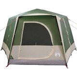  Kabinski šator s krovom Zelena i bijela 333 x 317 x 194 cm | shoptok.hr