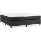 Maison Chic Posteljni okvir - Dvoposteljna postelja - Zakonska postelja črn 160x200 cm umetno usnje-J4790, (21773687) | Shoptok.si