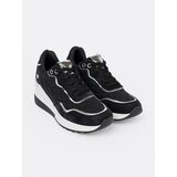 Shelvt Black women's wedge sneakers | ePonuda.com