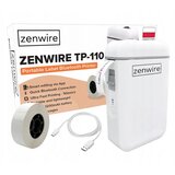 Zenwire TP-110 mini prenosni termični tiskalnik nalepk Bluetooth USB-C 203 DPI za Android iOS, (5000195804) Cene