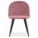  BELLO stolica - tamno ružičasti baršun / crne noge x 1 | shoptok.hr