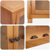  Set namje&amp;scaron;taja za pohranu 2 kom. Prirodna 80 x 35 x 185 cm Slike