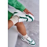 Boto Women's Low Sport Shoes On The Platform White and Green Kyllie | shoptok.hr