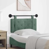  Držeće uzglavlje Zidne Morska zelena 100 x 55 x 5 cm Baršun - zelena boja mora 90 cm bez LED | shoptok.hr