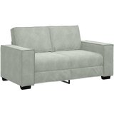  Dvodijelni set sofa s jastucima, svijetlo sivi baršun | Shoptok.si