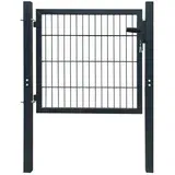  2D vrata za ogradu (jednostruka) antracit siva 106 x 130 cm