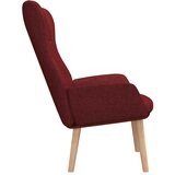  Stolica za opuštanje crvena boja vina od tkanine | shoptok.hr