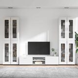  Set TV komoda FLORIN 3 kom. Bijelo Konstruirano drvo | shoptok.hr