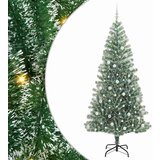 vidaXL Umjetno Božićno Drvo s Snježnim Flokom i LED Svjetlom 240 cm | shoptok.hr