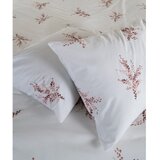 Mila Home Luxury Bela/rožnata posteljnina za zakonsko posteljo/podaljšana iz renforce bombaža 240x220 cm Breeze Floral – | Shoptok.si