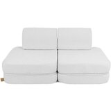 MeowBaby pocket sofa basic, 120x25x60cm, boucle, bela, (21510702) Cene