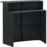  5-dijelni vrtni barski set s jastucima crni | shoptok.hr