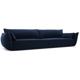 Mazzini Sofas Temno modra žametna sedežna garnitura 248 cm Vanda – | Shoptok.si