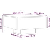 vidaXL Stol za kavu staro drvo 60x60x31,5 cm konstruiranog drva | shoptok.hr