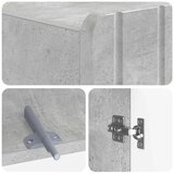  Kabinetska WC ZWOLLE Betonska siva 66 x 25 5 x 190 cm - Betonska siva | shoptok.hr