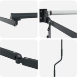 vidaXL Avtomatska retraktibilna tenda z LED v rumeni in oranžni barvi 400x350 cm | Shoptok.si