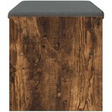  Klupa za hodnik s jastukom Dimljeni hrast 83 x 38 x 40 cm | Eponuda.ba
