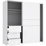 CARRYHOME omara z drsnimi vrati, bela | Shoptok.si