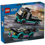 Lego Obnovljeno - znaki rabe - City 60406 Dirkalni avto in tovornjak za prevoz avtomobilov, (21636657)