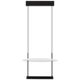 Nova Luce Bijela/mat crna LED viseća svjetiljka aluminijska s mogućnosti zatamnjivanja ø 40 cm Diona – | shoptok.hr