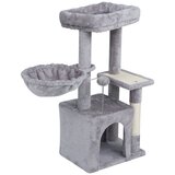 Rebel ANIMALS Grebalica za mačke sa platformom i igračkama siva 80cm RA-1003 | Eponuda.com