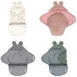 MeowBaby Siva korduroy dječja povojnica 45x80 cm - | shoptok.hr