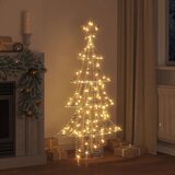 Božićno drvce s 160 LED svjetlima Topla bijela 150 cm PET | shoptok.hr
