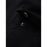 Ombre Men's cotton cargo shorts with elastic waistband - black | shoptok.hr