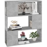 Ormarić za knjige / pregrada boja betona 80x24x94 cm drvena | shoptok.hr