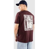 The Bakery Relax Now T-shirt red brown Cene