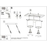  Stropna svetilka ORBIS 2 siva, (21348051) | Shoptok.si