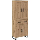  Visok predalnik Umetni hrast 69,5 x 34 x 180 cm Konstruiran les, (5000107733) | Shoptok.si