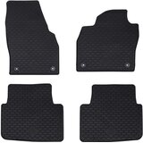  Auto tepih 4 pcs Crna prikladno za KAMIQ 2019- Guma | shoptok.hr