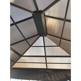  Sojag aluminijski paviljon Castel s limenim krovom i komarnicima - 297x362x283cm | shoptok.hr