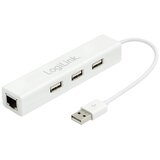 Logilink hub usb 2.0, 3 port, 1 lan, mrežni adapter | ePonuda.com