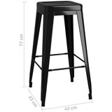  5-dijelni barski set bijelo-crni | shoptok.hr